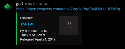 spotify link with fixspotify